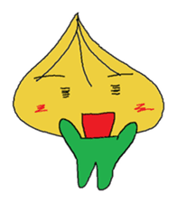 Onion Tama and a Hand sticker #4023343