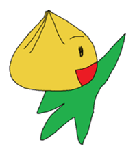 Onion Tama and a Hand sticker #4023345