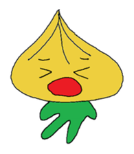 Onion Tama and a Hand sticker #4023360
