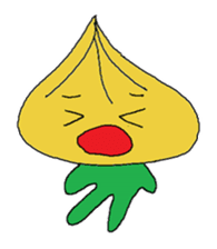 Onion Tama and a Hand sticker #4023360