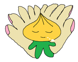 Onion Tama and a Hand sticker #4023366