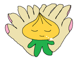 Onion Tama and a Hand sticker #4023366