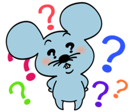 Cute and Happy Mice sticker #4023501