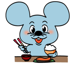 Cute and Happy Mice sticker #4023510