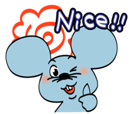 Cute and Happy Mice sticker #4023516
