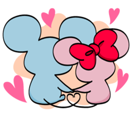 Cute and Happy Mice sticker #4023520