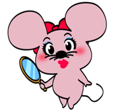 Cute and Happy Mice sticker #4023523