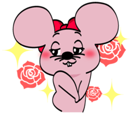 Cute and Happy Mice sticker #4023525