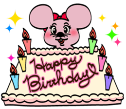 Cute and Happy Mice sticker #4023527