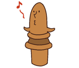 Pleasant Haniwas sticker #4023688