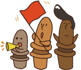 Pleasant Haniwas sticker #4023727