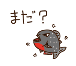 Animals of Toba aquarium sticker #4024872