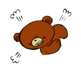 Everyday of a bear and a rabbit. sticker #4025376