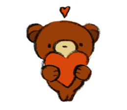 Everyday of a bear and a rabbit. sticker #4025382