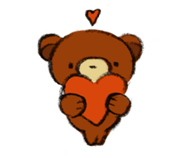 Everyday of a bear and a rabbit. sticker #4025382