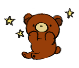 Everyday of a bear and a rabbit. sticker #4025384