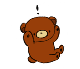 Everyday of a bear and a rabbit. sticker #4025395