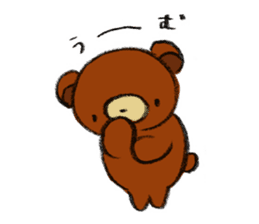 Everyday of a bear and a rabbit. sticker #4025396