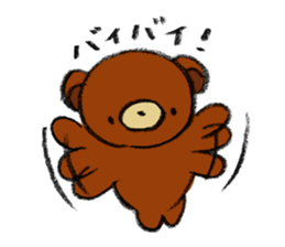 Everyday of a bear and a rabbit. sticker #4025405