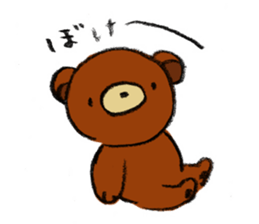 Everyday of a bear and a rabbit. sticker #4025406