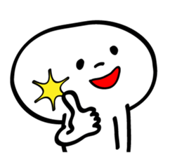 Marshmallow Boy! sticker #4025801