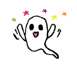 I am ghost "Obake" sticker #4026097