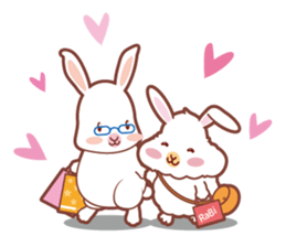 Kawaii Rabbits / Mary / redesigned sticker #4026321