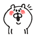 Mr. white bear MU sticker #4026496
