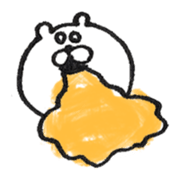 Mr. white bear MU sticker #4026522