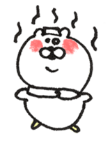 Mr. white bear MU sticker #4026523