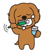 Loose, unrestrained, heartwarming dogs sticker #4026929