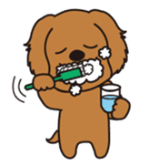 Loose, unrestrained, heartwarming dogs sticker #4026929