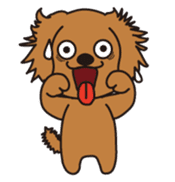 Loose, unrestrained, heartwarming dogs sticker #4026930