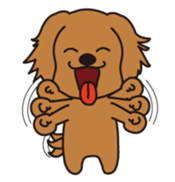Loose, unrestrained, heartwarming dogs sticker #4026933