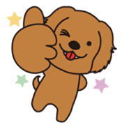 Loose, unrestrained, heartwarming dogs sticker #4026934