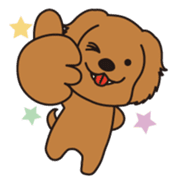 Loose, unrestrained, heartwarming dogs sticker #4026934