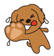 Loose, unrestrained, heartwarming dogs sticker #4026935