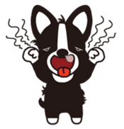 Loose, unrestrained, heartwarming dogs sticker #4026937