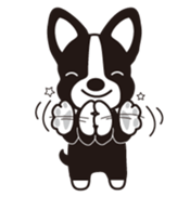 Loose, unrestrained, heartwarming dogs sticker #4026939