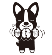 Loose, unrestrained, heartwarming dogs sticker #4026939