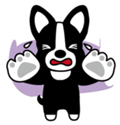 Loose, unrestrained, heartwarming dogs sticker #4026943