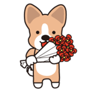 Loose, unrestrained, heartwarming dogs sticker #4026955