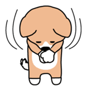 Loose, unrestrained, heartwarming dogs sticker #4026956