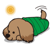 Loose, unrestrained, heartwarming dogs sticker #4026961