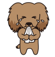 Loose, unrestrained, heartwarming dogs sticker #4026962