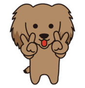 Loose, unrestrained, heartwarming dogs sticker #4026966