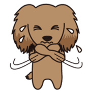 Loose, unrestrained, heartwarming dogs sticker #4026967