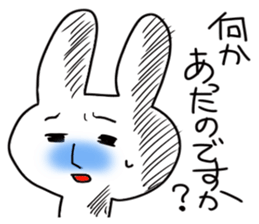 Rabbit of thne deadpa sticker #4027624