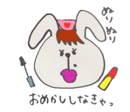 Daily life of the nurse rabbit sticker #4027658