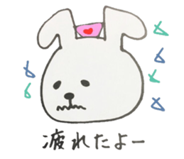 Daily life of the nurse rabbit sticker #4027666